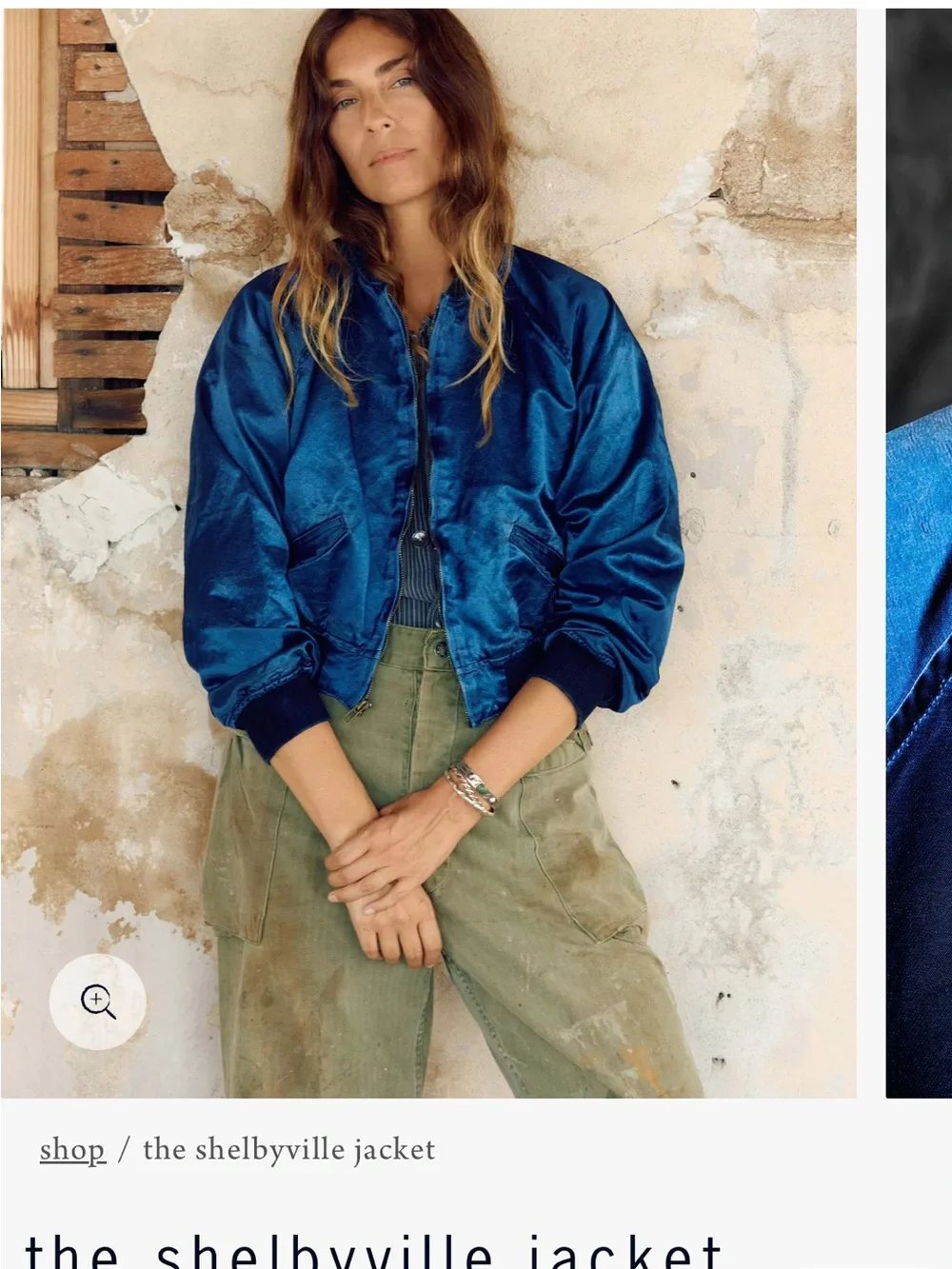 Imogene + Willie Shelbyville Souvenir Crop Jacket Sz M - Picture 4 of 5
